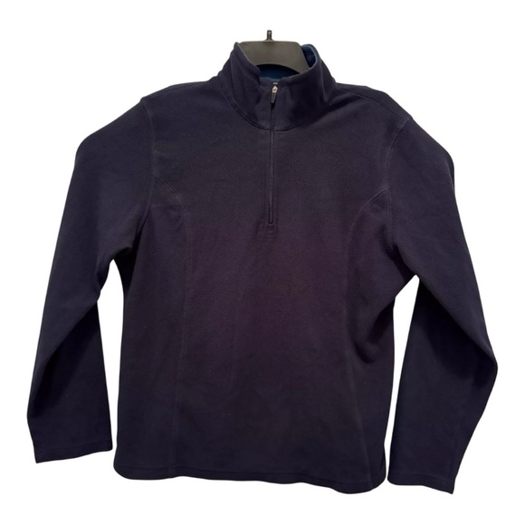 Lands' End Other - Lands’ End Men’s Fleece Jacket Size XL - Dark Blue Turner Media